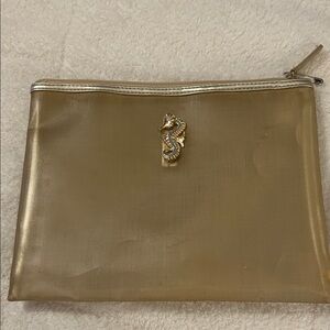 Gold Clutch with Dragon Accent